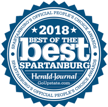 2018 Best of the best spartanburg's official peoples choice award by herald journal