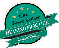 The Greer Citizen Hearing Practice reader's choice award